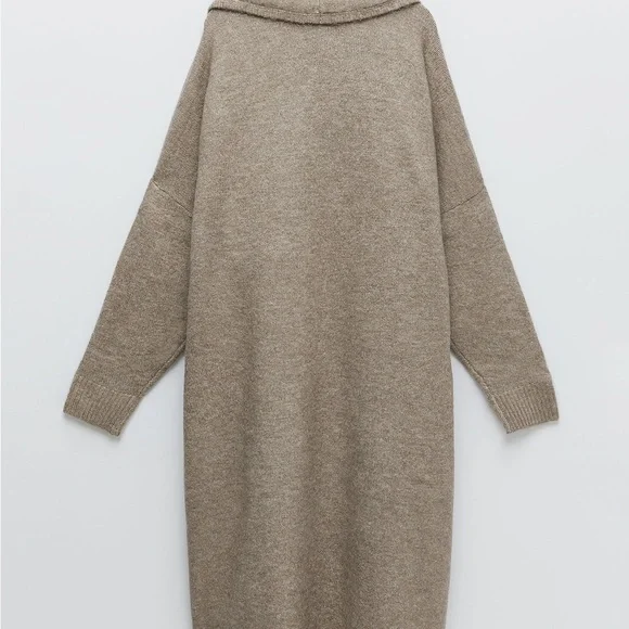 Zara Oversized Sweater Coat Size M - Picture 6 of 12